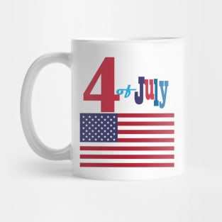 4th Of July & Summer Party Patriotic USA flag Decoration and Gifts. Mug